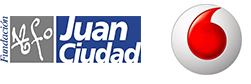 Logos Fundación Juan Ciudad y Vodafone